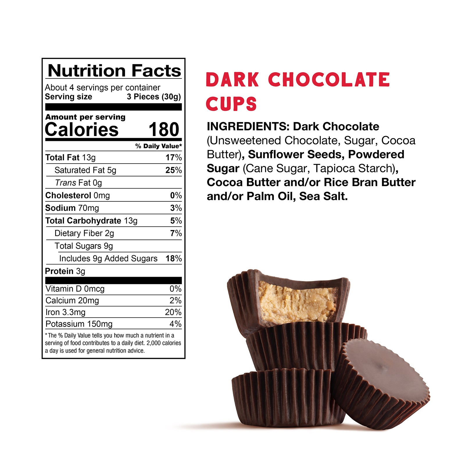 Dark Chocolate Sun Cups Minis®