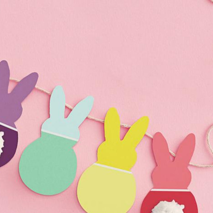 Fun & Safe Easter Craft for Kids: Make an Easter Garland!
