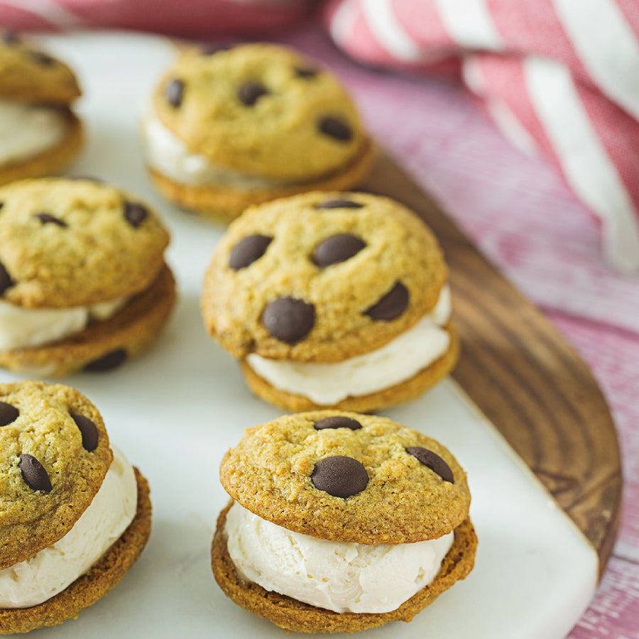 Chocolate Chip “Ice Cream” Sandwiches