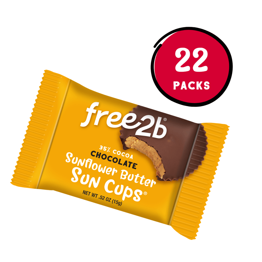 Butter Single Chocolate Sunflower Butter Single Cups – Free2b Foods