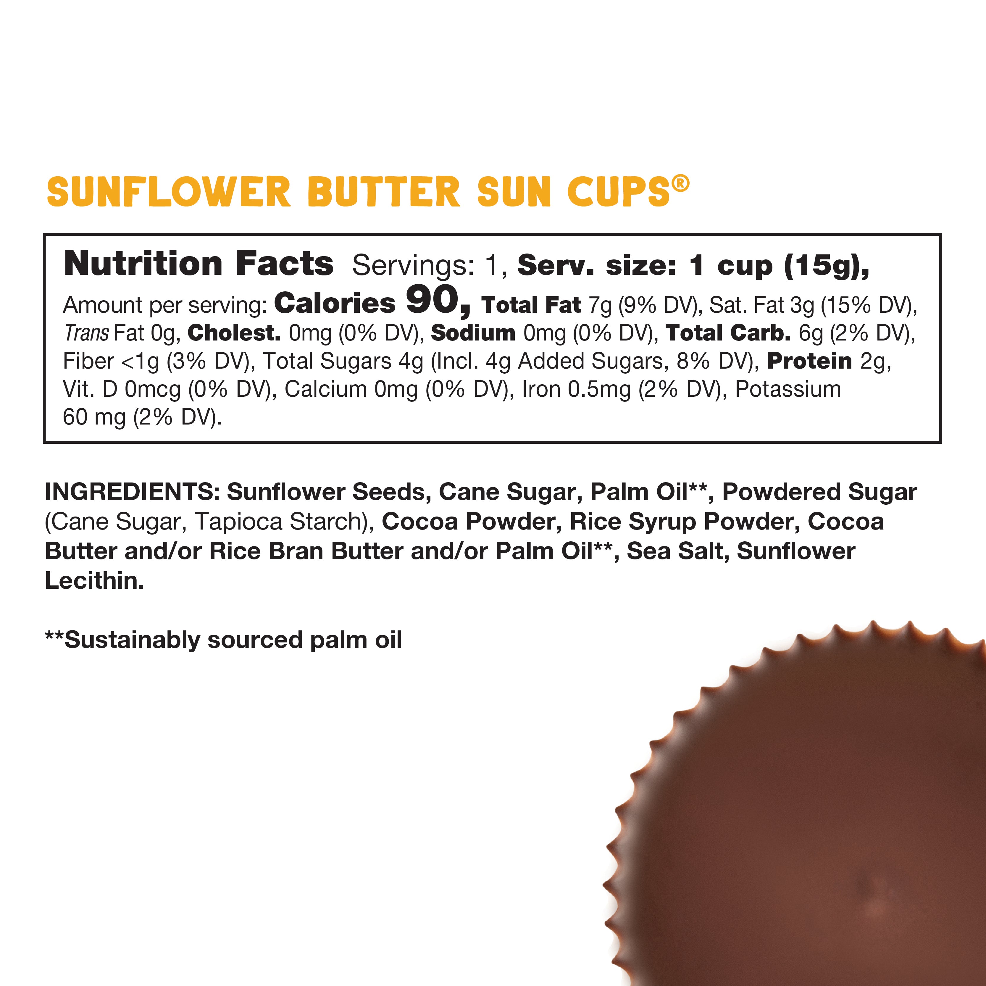 Sunflower Butter Single Cups