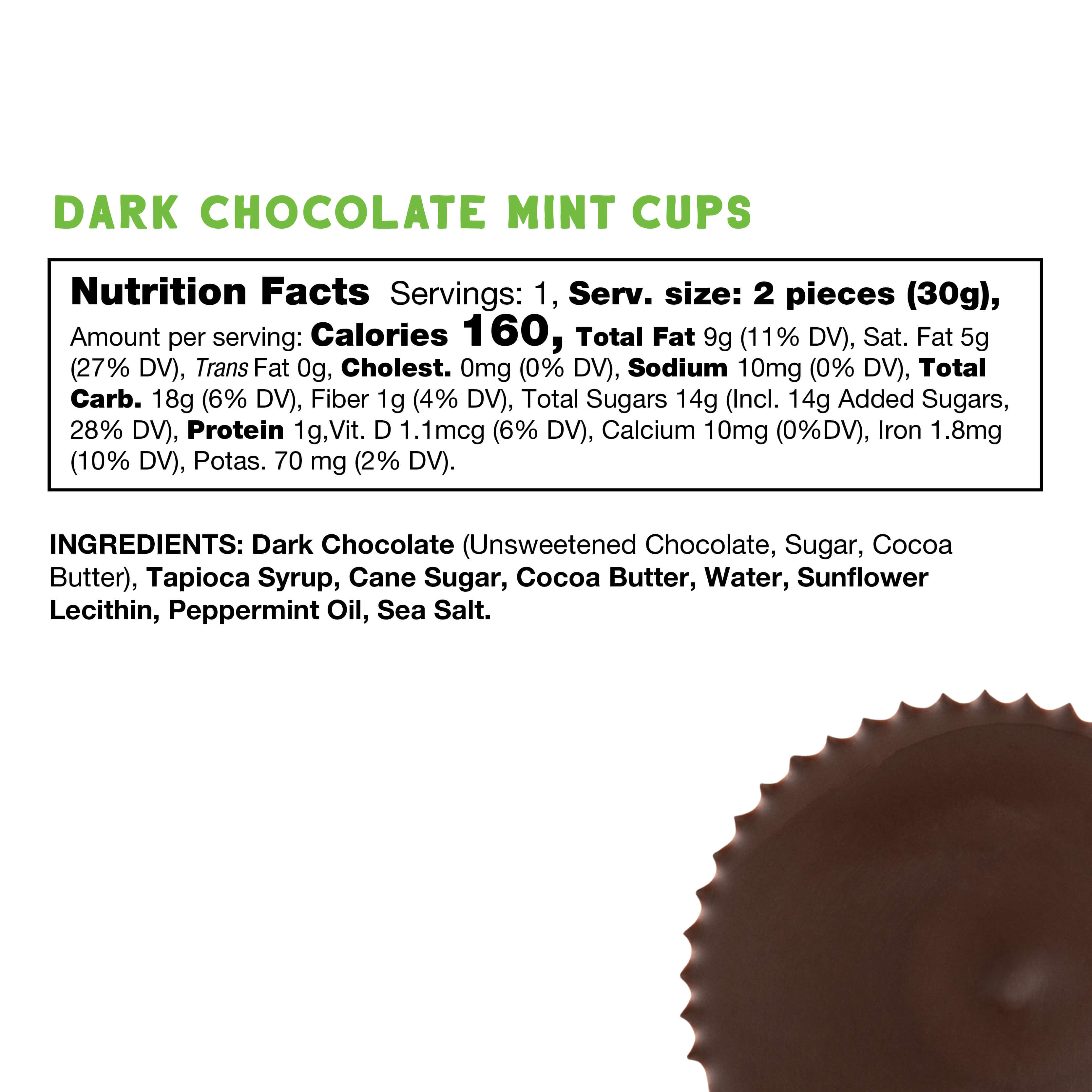 Dark Chocolate Mint Cups