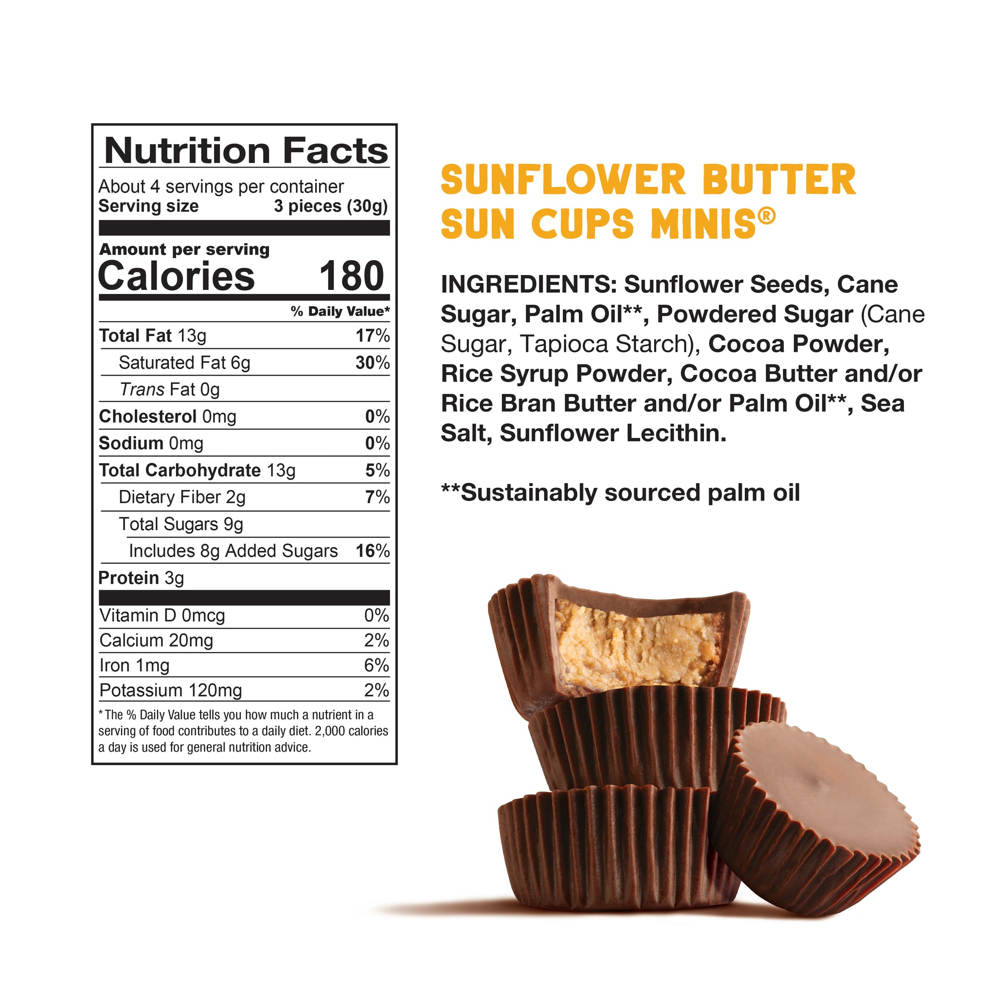 Sunflower Butter Sun Cups Minis®