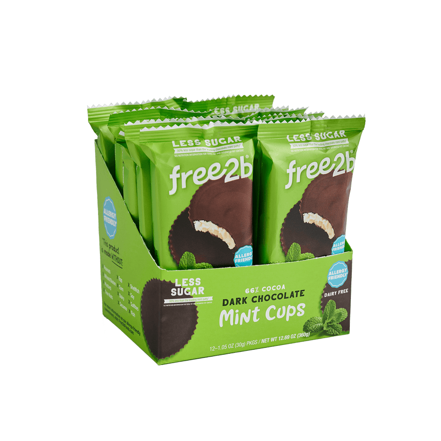 Dark Chocolate Mint Cups – free2b Foods