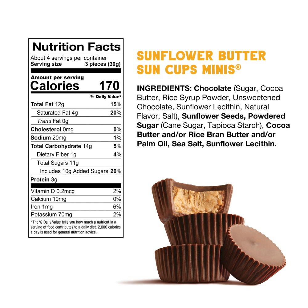 Sunflower Butter Sun Cups Minis®