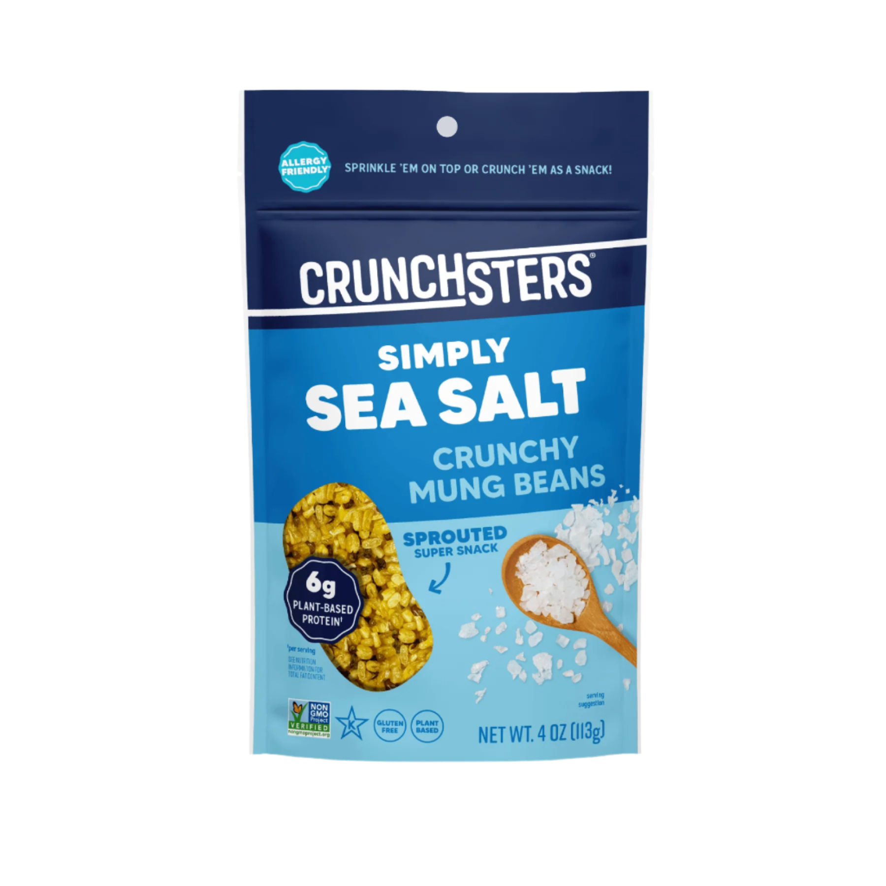 Simply Sea Salt Crunchy Mung Beans - Sharing Size