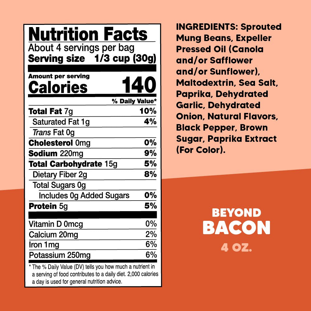 Beyond Bacon® Crunchy Mung Beans - Sharing Size