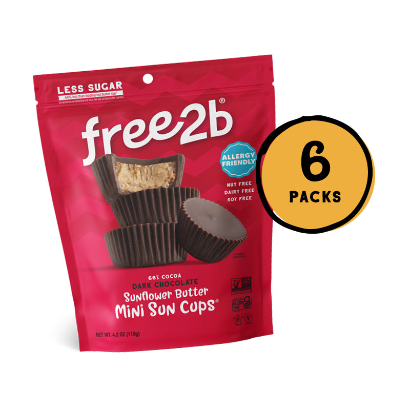 Sun Cup Raspberry Dark Chocolate Sun Cups Minis® – Free2b Foods